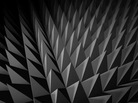 Abstract dark gray digital structure background 3d Illustrazione stock