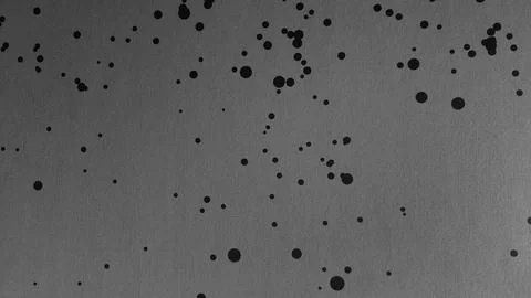 Abstract dark gray with pattern black dot painted wall background Stock Photos
