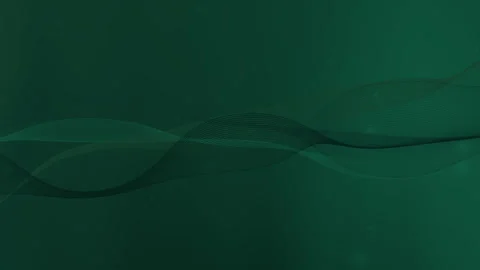 Abstract dark green background and a wavy line Stock Footage 303271301
