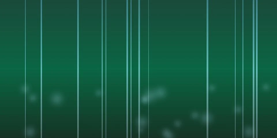 Abstract dark green background with vertical glowing lines Stock Illustration