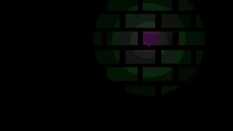 Abstract Dark Green Brick Pattern with Purple Accent. Stock Footage 334435559