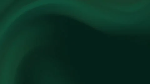 Abstract Dark Green Gradient Background with Smooth Flowing Waves Stock Footage 303274656