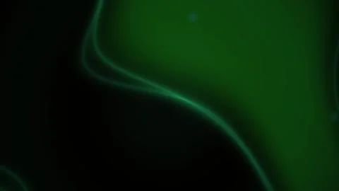 Abstract Dark Green Liquid Motion Background with Glowing Light Trails. Stock Footage 341776094