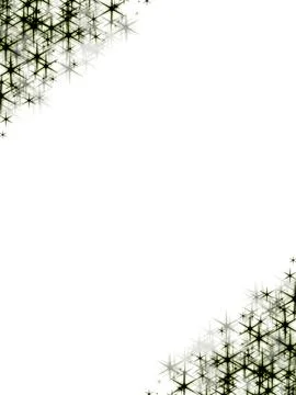 Abstract Dark Green Star Pattern Background Stock Illustration