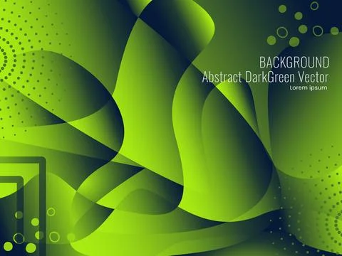 Abstract dark green vector background Stock Illustration