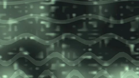 Abstract dark green wavy pattern background. 2d animation Stock Footage 345877071