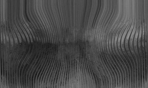 Abstract Dark Grey Wavy Texture with Distorted Vertical Ridges and Metal Fini 스톡 일러스트