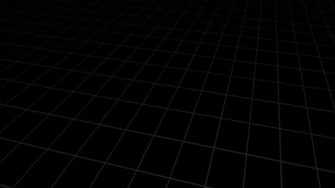 Abstract Dark Grid Background with Futuristic Digital Wireframe Perspective.. Stock Footage 345779462