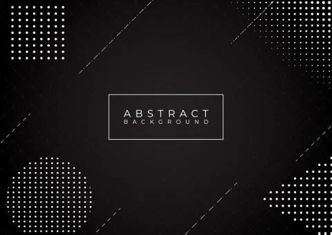 Abstract dark grid background geometric halftone design line style Stock Illustration