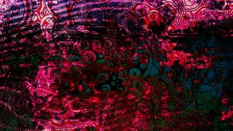 Abstract dark grunge texture background with swirling patterns in shades of pink Illustrazione stock