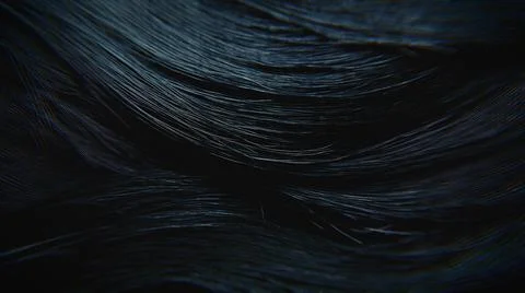 Abstract Dark Hair Texture Background Stock Photos