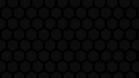 Abstract Dark Hexagonal Pattern Loop Background with Subtle Texture. Stock Footage 345311710