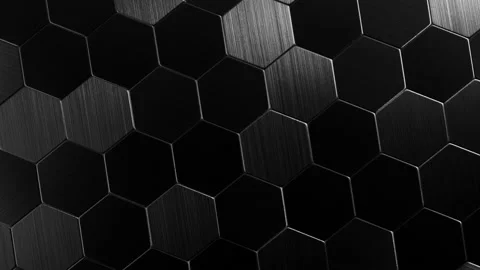 Abstract dark hexagons background. Stock Footage 140616835