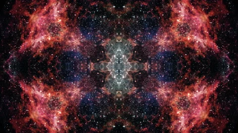 Abstract dark kaleidoscope sequence pattern Stock Footage 160612172