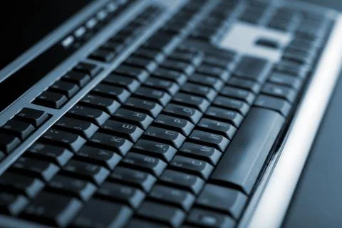 Abstract dark keyboard background Stock Photos