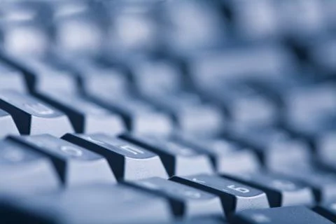 Abstract dark keyboard background Stock Photos