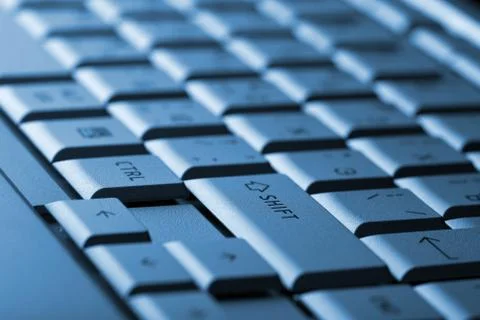 Abstract dark keyboard background Stock Photos