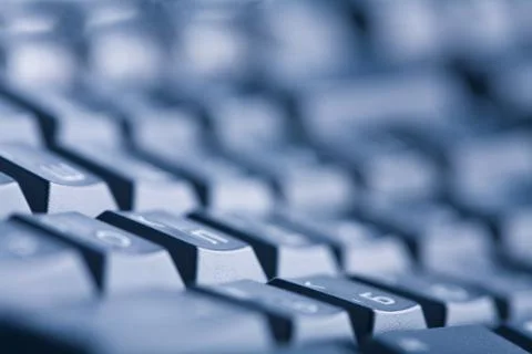 Abstract dark keyboard background Stock Photos