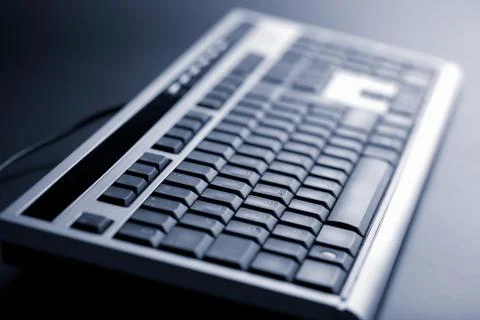 Abstract dark keyboard Stock Photos
