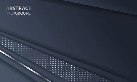 Abstract Dark Metallic Silver Frame Layout Tech Design Background Template Stock-Illustration