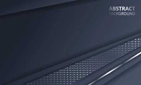 Abstract Dark Metallic Silver Frame Layout Tech Design Background Template Stock Illustration