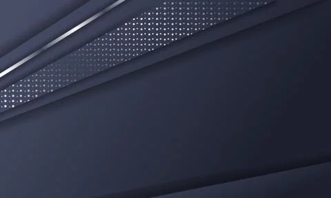 Abstract Dark Metallic Silver Frame Layout Tech Design Background Template Stock Illustration