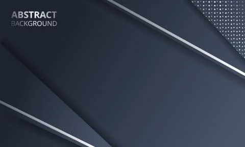 Abstract Dark Metallic Silver Frame Layout Tech Design Background Template Stock-Illustration