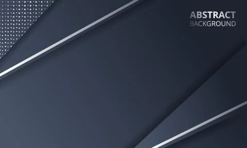 Abstract Dark Metallic Silver Frame Layout Tech Design Background Template Stock-Illustration
