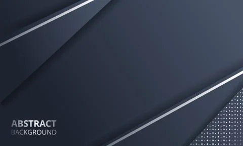 Abstract Dark Metallic Silver Frame Layout Tech Design Background Template Stock Illustration