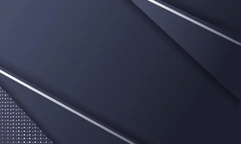 Abstract Dark Metallic Silver Frame Layout Tech Design Background Template Stock Illustration