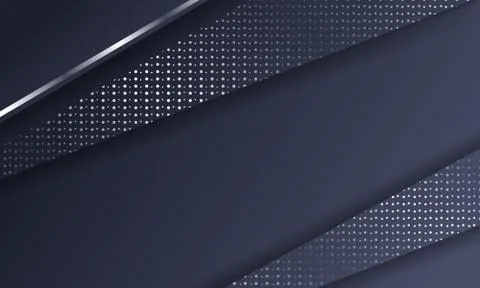 Abstract Dark Metallic Silver Frame Layout Tech Design Background Template Stock Illustration