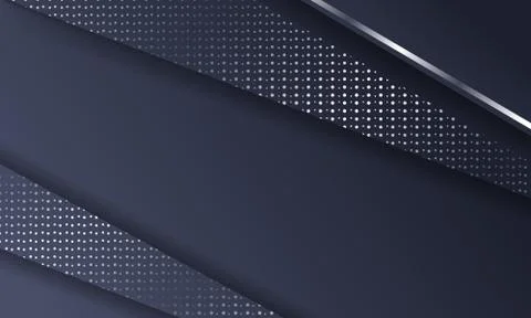 Abstract Dark Metallic Silver Frame Layout Tech Design Background Template Stock Illustration