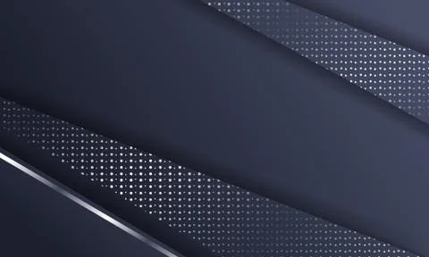 Abstract Dark Metallic Silver Frame Layout Tech Design Background Template Stock Illustration