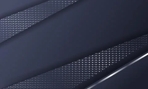 Abstract Dark Metallic Silver Frame Layout Tech Design Background Template Stock Illustration