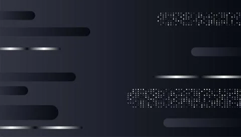 Abstract Dark Metallic Silver Frame Layout Design Background Template suitabl Stock-Illustration