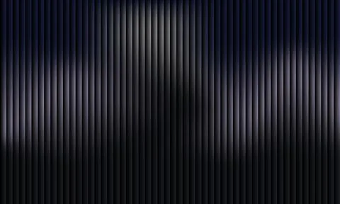 Abstract dark metallic vertical lines background with soft spotlight and si.. Stockillustratie