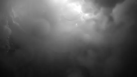 Abstract Dark Misty Scene with Light Stock Footage 276592479