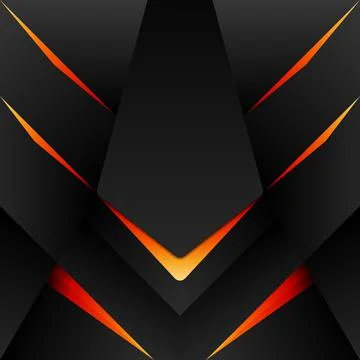 Abstract dark modern geometric shape background for game backdrop Stock Illustration