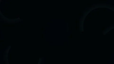 Abstract Dark Motion Graphics with Circular Lines Stock Footage 340410896