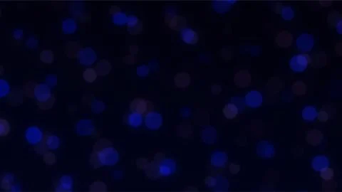 Abstract Dark Navy Background with Glowing Blue and Purple Pixels. 库存插图