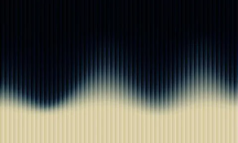 Abstract dark navy blue and cream background with 3D fluted vertical textur.. 스톡 일러스트