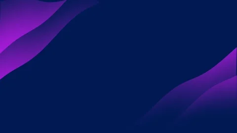 Abstract dark navy blue background with glowing purple neon curves smooth m.. Stock Footage 345715690