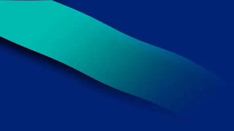 Abstract dark navy blue background with vibrant cyan turquoise gradient rib.. Stock Footage 345715825