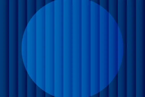 Abstract dark navy blue background with vertical stripes and centered circle Stock Illustration