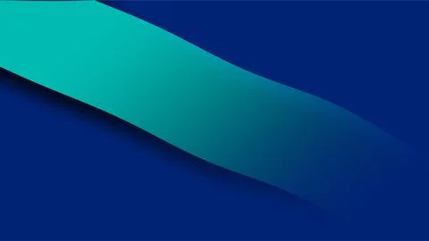 Abstract dark navy blue background with cyan gradient wave geometric wallpa.. Stock Illustration