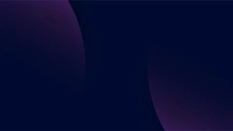 Abstract dark navy blue background with smooth purple gradient curved light.. Stock Illustration