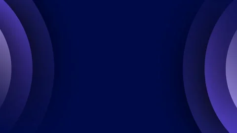 Abstract Dark Navy Blue Layered Circles Motion Background Loop. Stock Footage 345715903