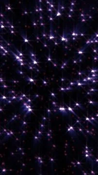 Abstract dark network lattice with glowing nodes and connections, represent.. 库存插图