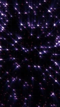 Abstract dark network lattice with glowing nodes and connections, represent.. Stock Illustration