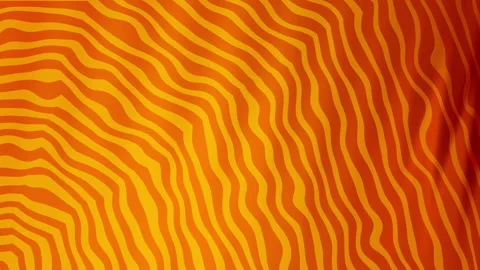 Abstract dark orange gradient and yellow wavy lines create a dynamic background Stock Footage 283375859